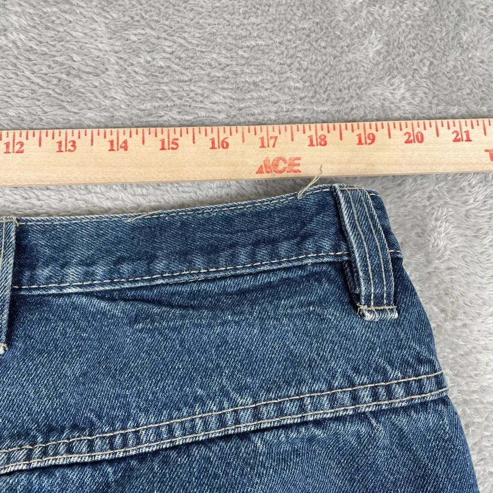 Rocawear Jeans Mens 40x34 Blue Baggy Loose Fit Embroidered Logo Denim Y2K Skater